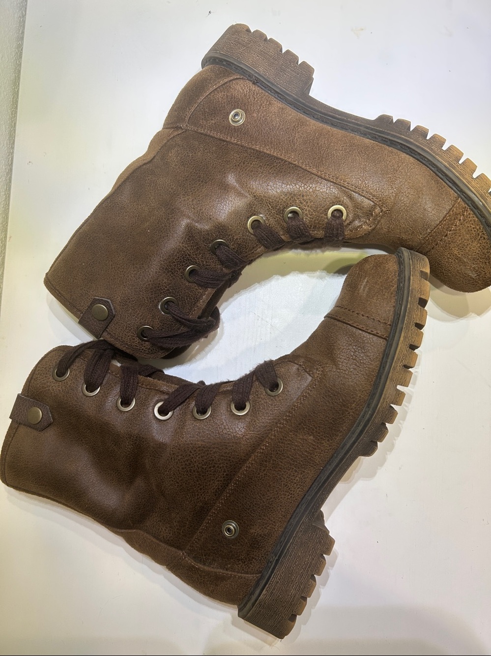 Roxy Bruna ll Convertible Faux Fur Lined Combat Boots |Size 7 - Picture 12 of 13